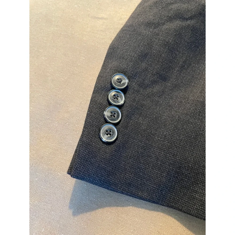 Jos A Bank Sport Coat 46R Wool Gray Two Button Blazer 1905 Collection